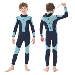 SeaSkin Wetsuit Full-length - Navy & Aqua